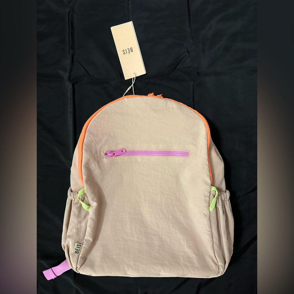 NWT BÉIS The Kids Backpack in Beige